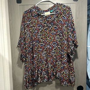 Floral Spring Button Blouse